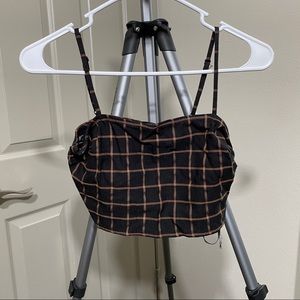 Plaid crop top